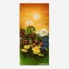 Stockholm (Surfboard) Club Textile^Airbrush Flowers Beach Towel Multicolor