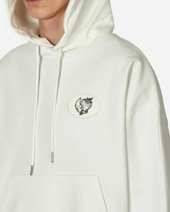 Sky High Farm Sweatshirts^Alastair McKimm Workwear Hooded Sweatshirt White