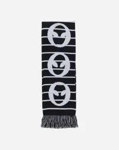 No Problemo Gloves And Scarves|Gloves And Scarves^Alien-O Striped Scarf Black