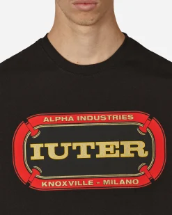 Iuter T-Shirts^Alpha Industries Mat T-Shirt Black