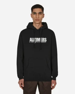 Alltimers Sweatshirts^Always Embroidered Hooded Sweatshirt Black