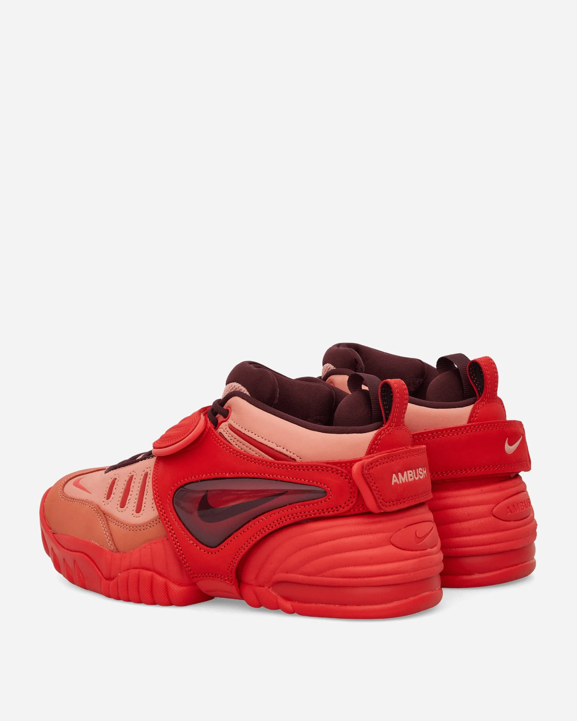 Nike Sneakers·Mid|Sneakers^AMBUSH Air Adjust Force Sneakers Red