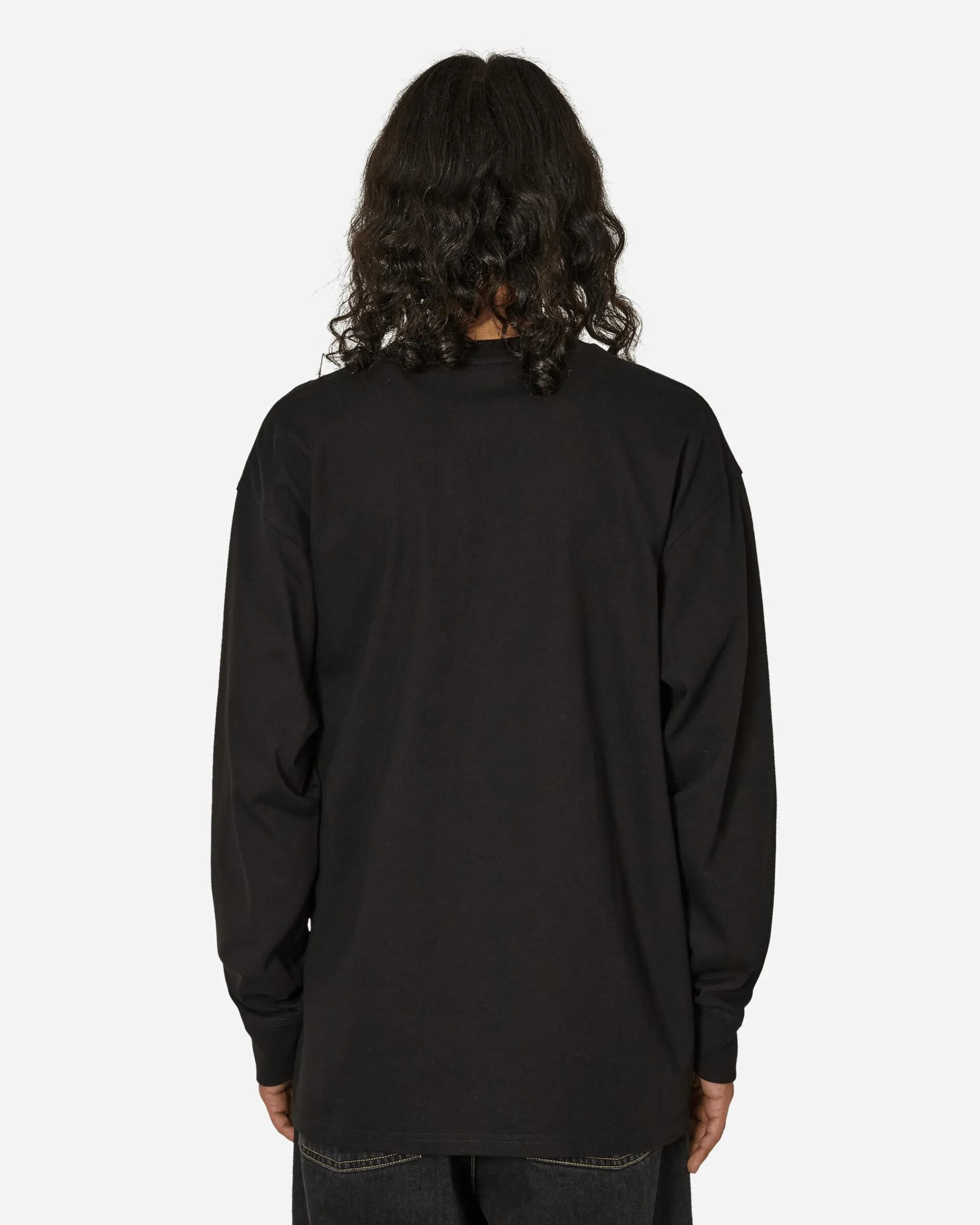 Carhartt WIP T-Shirts^American Script Longsleeve T-Shirt Black