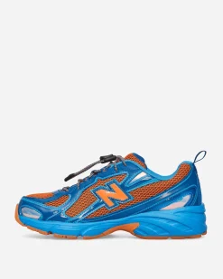 New Balance Sneakers·Low|Sneakers^Aminé 740 Sneakers Snorkel Blue / Persimmon Orange