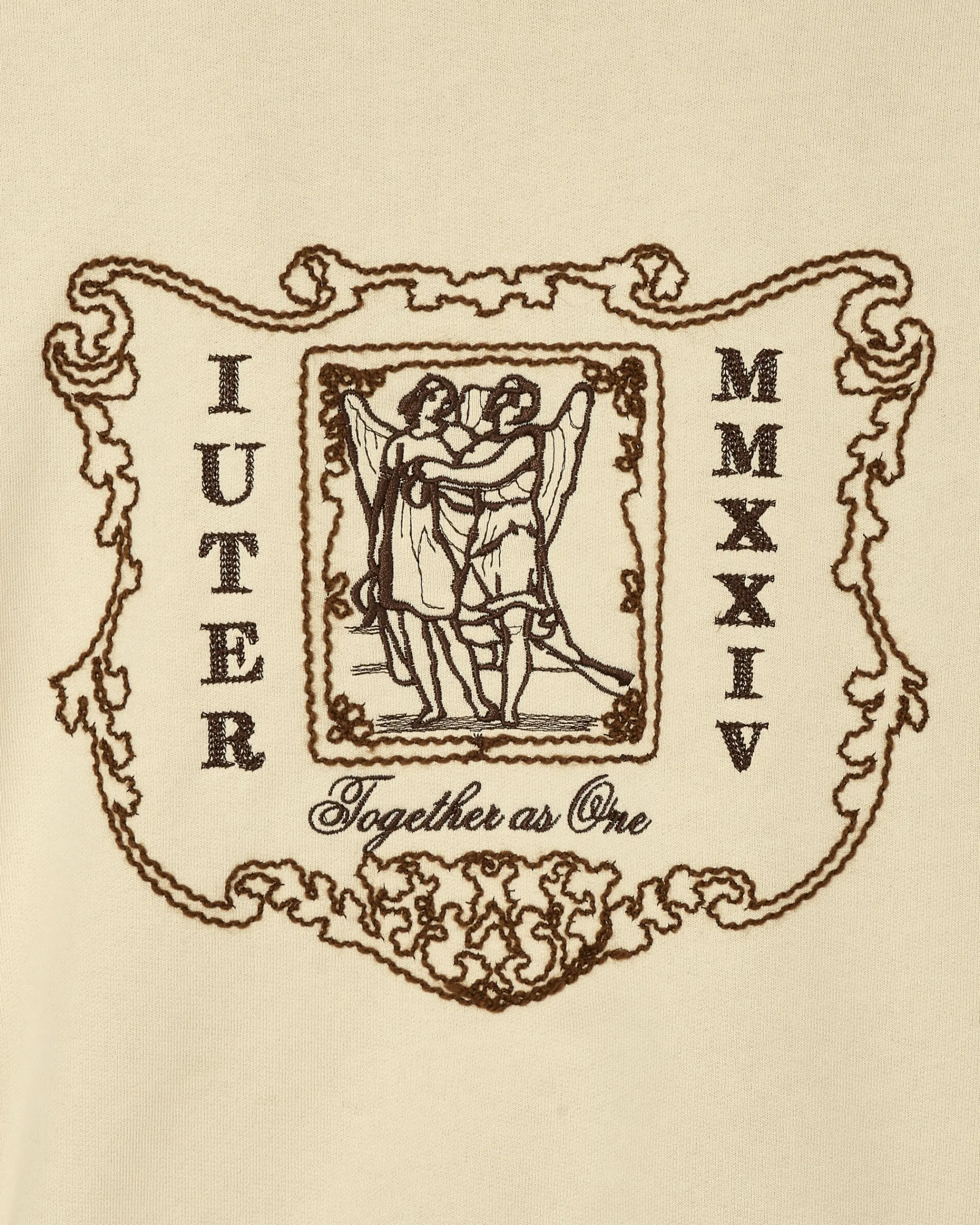 Iuter Sweatshirts^Ancient Hoodie Dusty White