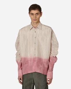 Lueder Shirts^Andrea Dip-Dyed Hem Shirt Beige