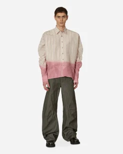 Lueder Shirts^Andrea Dip-Dyed Hem Shirt Beige