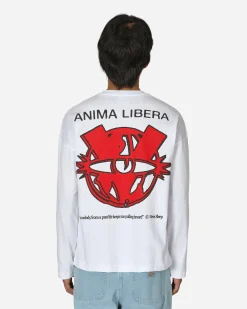 Never Sleep T-Shirts^Anima Libera Longsleeve T-Shirt White
