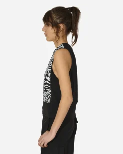 Aries T-Shirts^Animal Screen Vest Black
