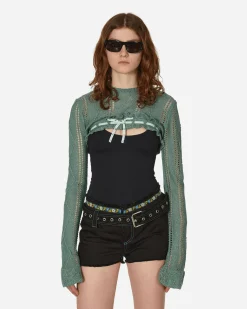 Cormio Knitwears^Annalisa Bolero Knit Green