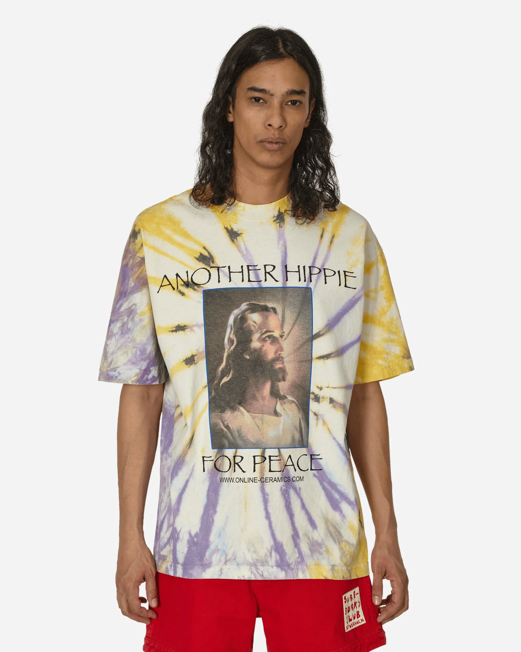 Online Ceramics T-Shirts^Another Hippie For Peace Tie-Dye T-Shirt Multicolor