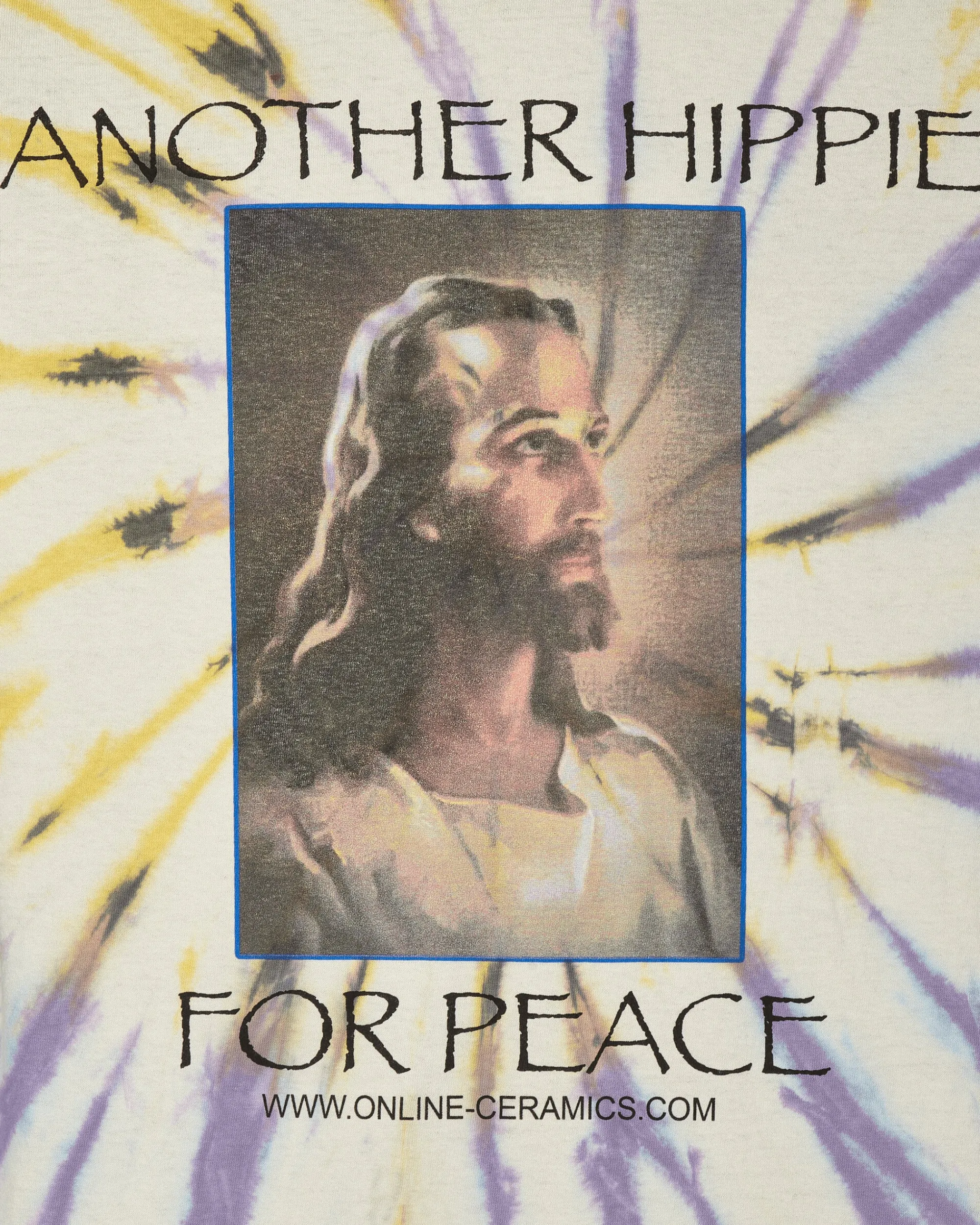Online Ceramics T-Shirts^Another Hippie For Peace Tie-Dye T-Shirt Multicolor