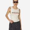 Priscavera T-Shirts^Ants Knot Tank Top White