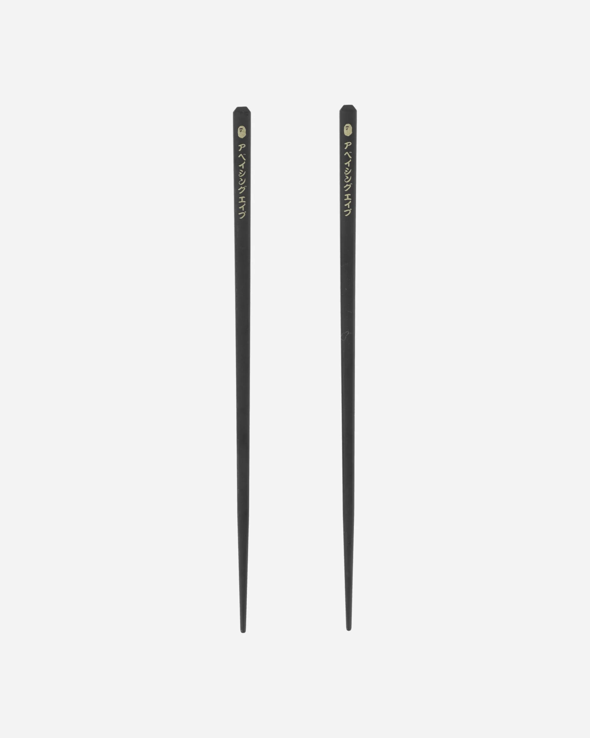A Bathing Ape Objects^Ape Head Chopsticks & Chopsticks Rest Black