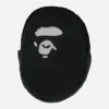 A Bathing Ape Bags·Shoulder|Bags·Shoulder^Ape Head Faux Fur Mini Shoulder Bag Black