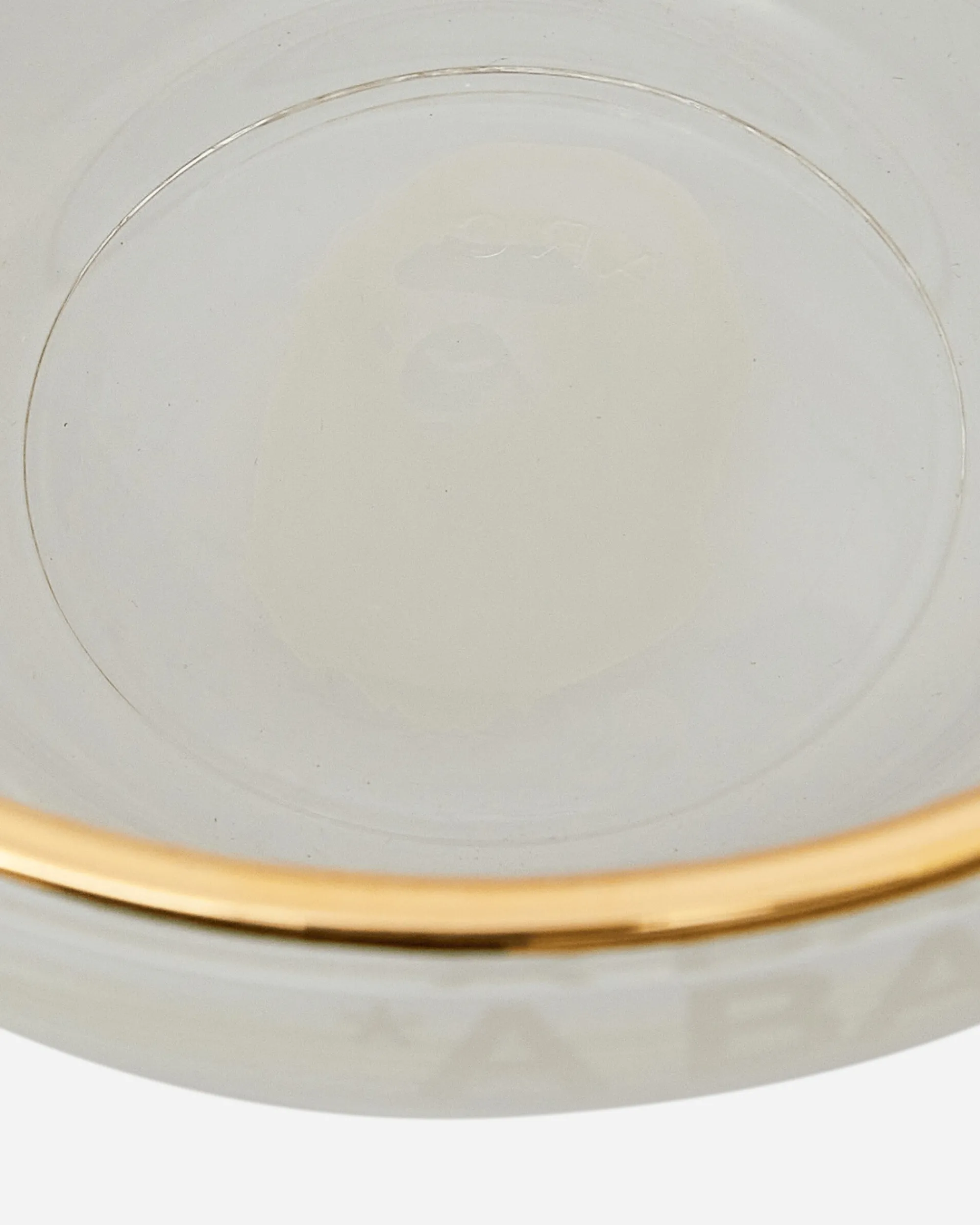 A Bathing Ape Objects^Ape Head Round Bowl Clear