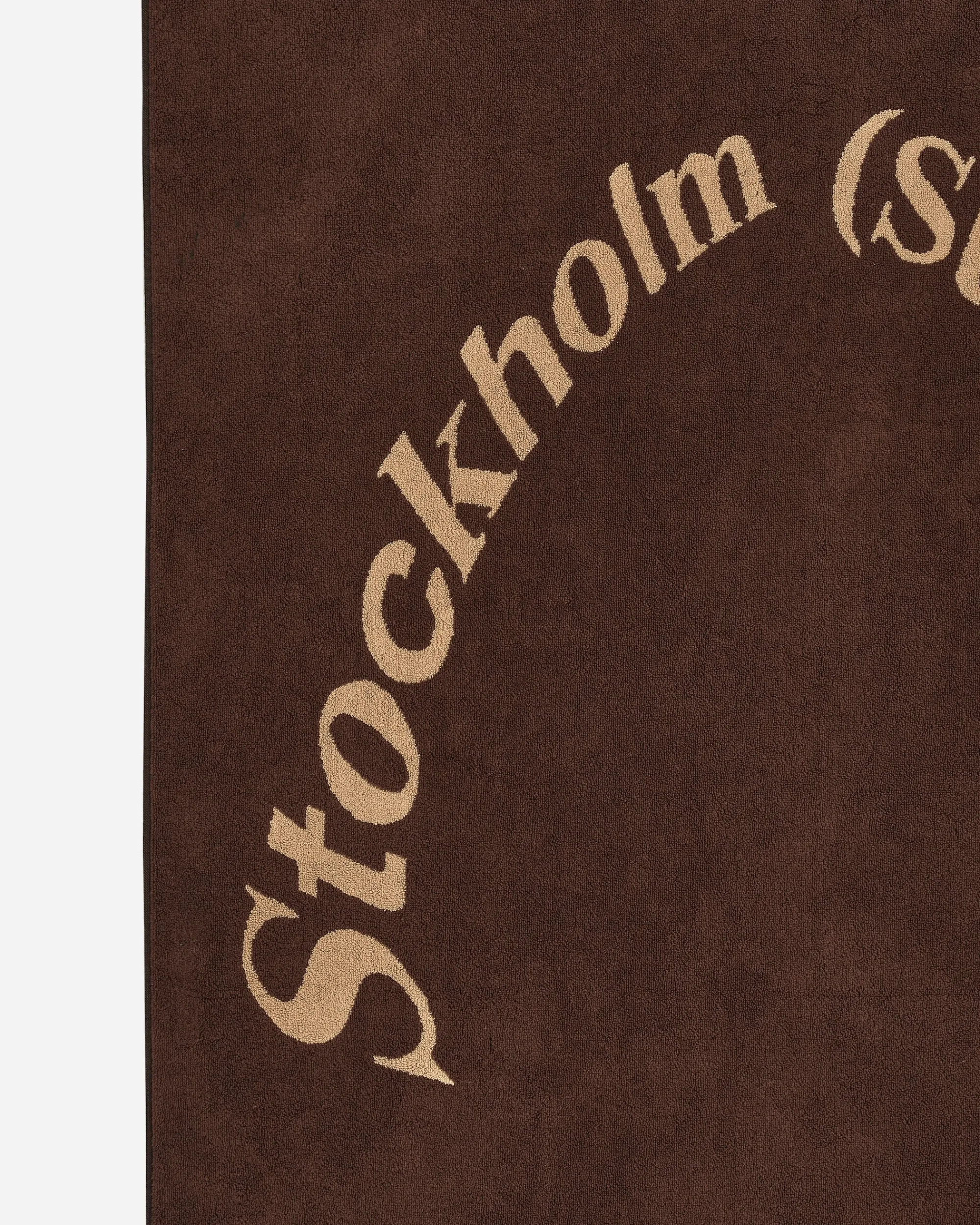 Stockholm (Surfboard) Club Textile^Arch Logo Towel Brown