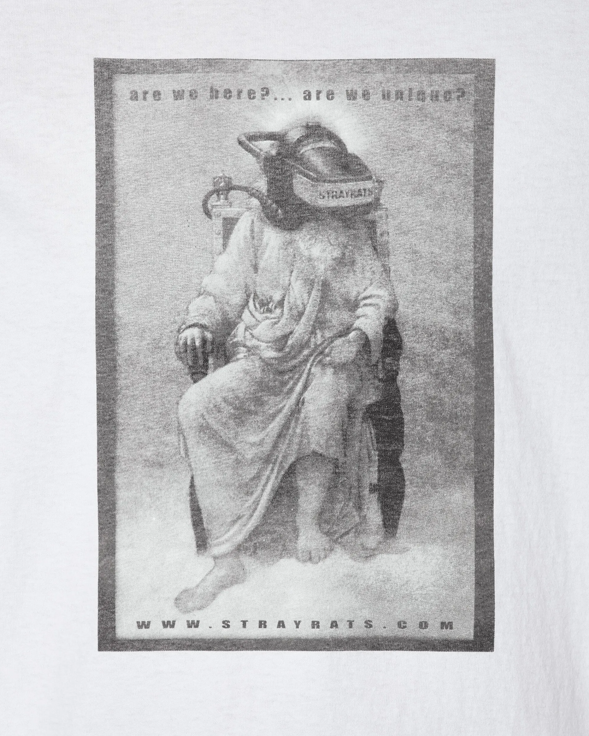 Stray Rats T-Shirts^Are We Here T-Shirt White
