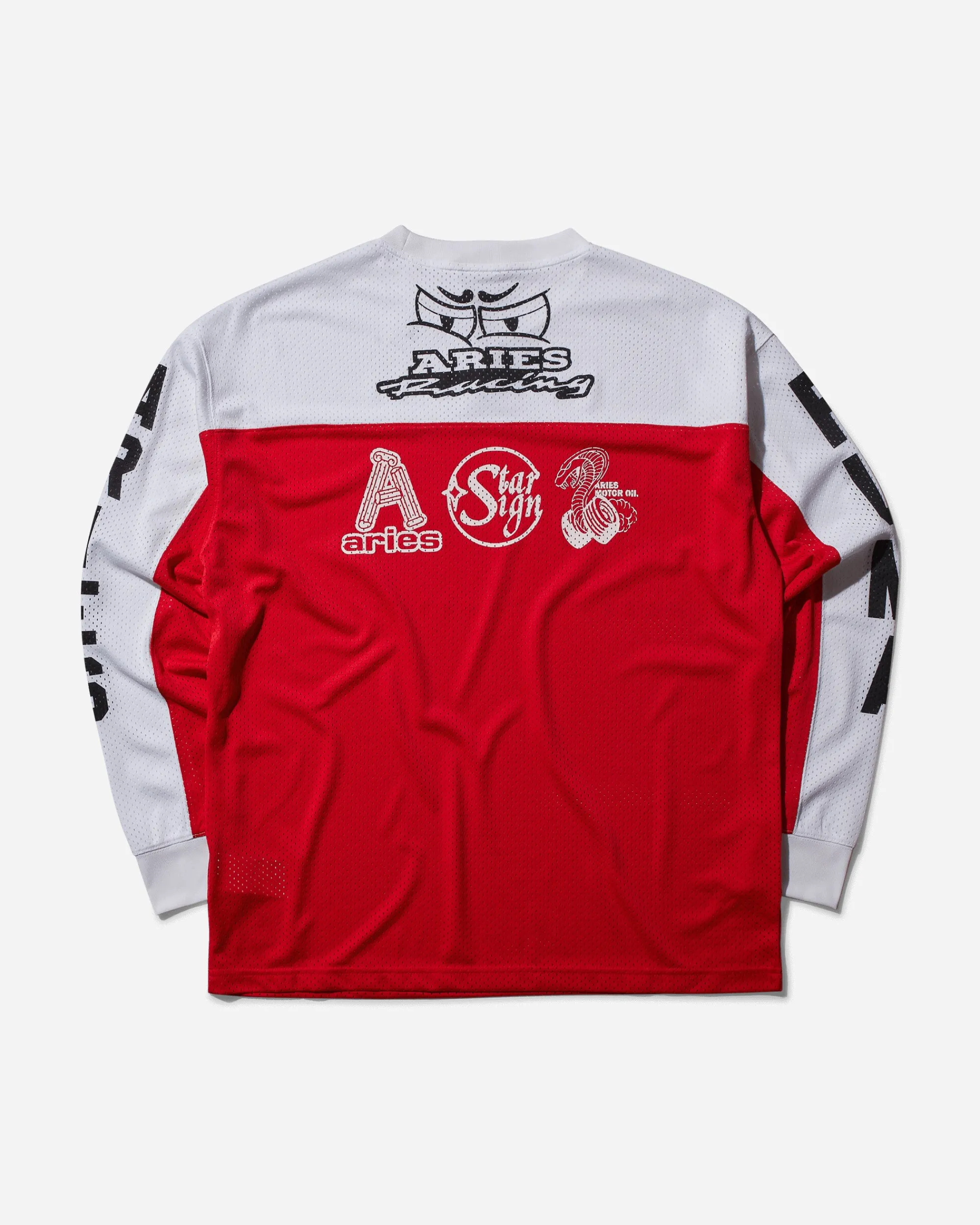 Puma T-Shirts^Aries Mesh Longsleeve T-Shirt For All Time Red