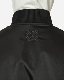 Off-White Coats And Jackets^Arrow Embroidered Zip Bomber Jacket Black