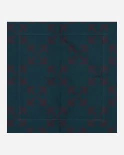 Off-White Textile^Arrow Napkin Set Blue