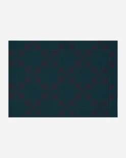Off-White Textile^Arrow Table Mat Set Blue