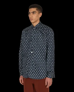 Needles Shirts^Ascot Collar EDW Shirt Blue