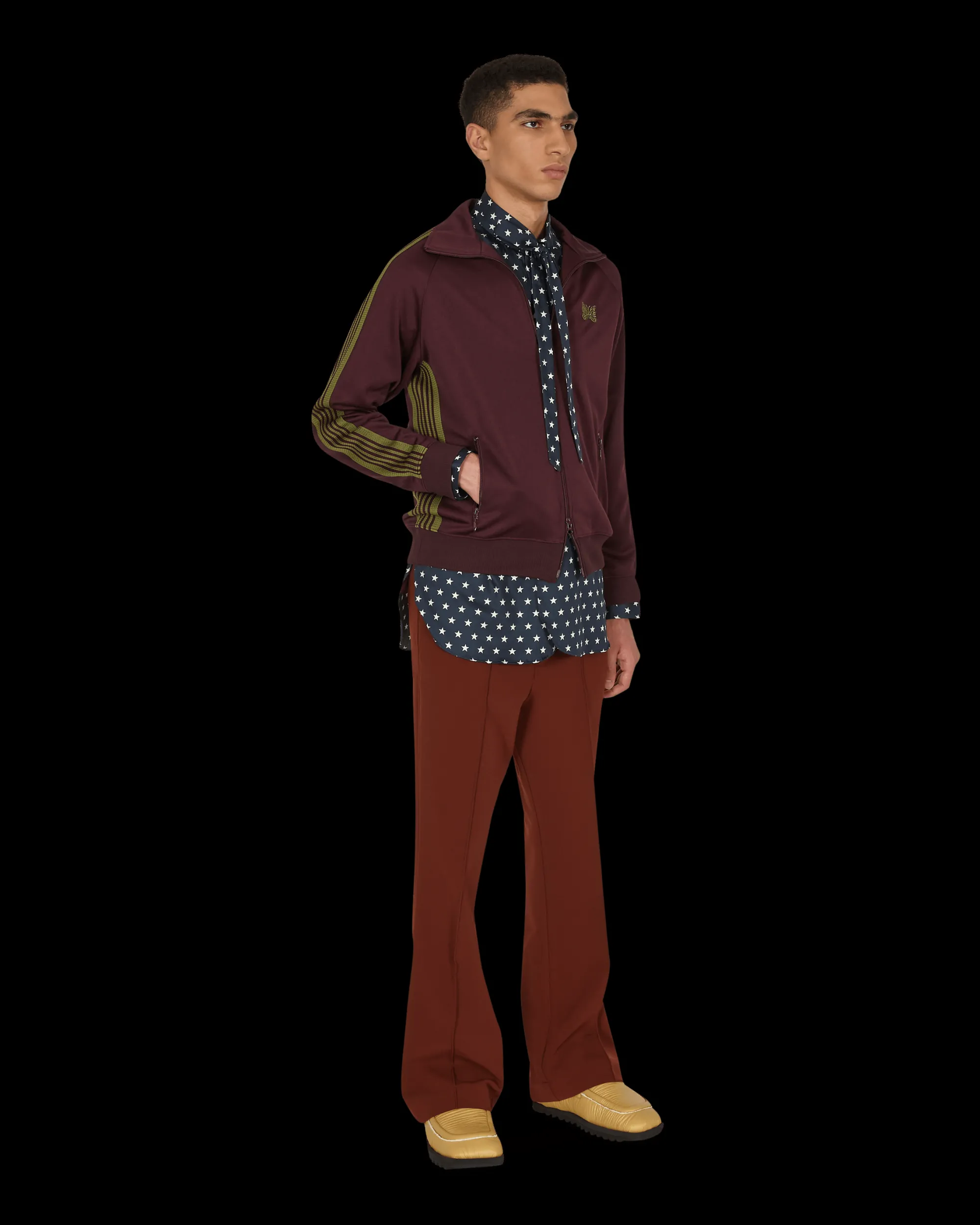 Needles Shirts^Ascot Collar EDW Shirt Blue