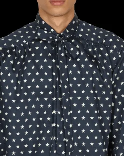 Needles Shirts^Ascot Collar EDW Shirt Blue