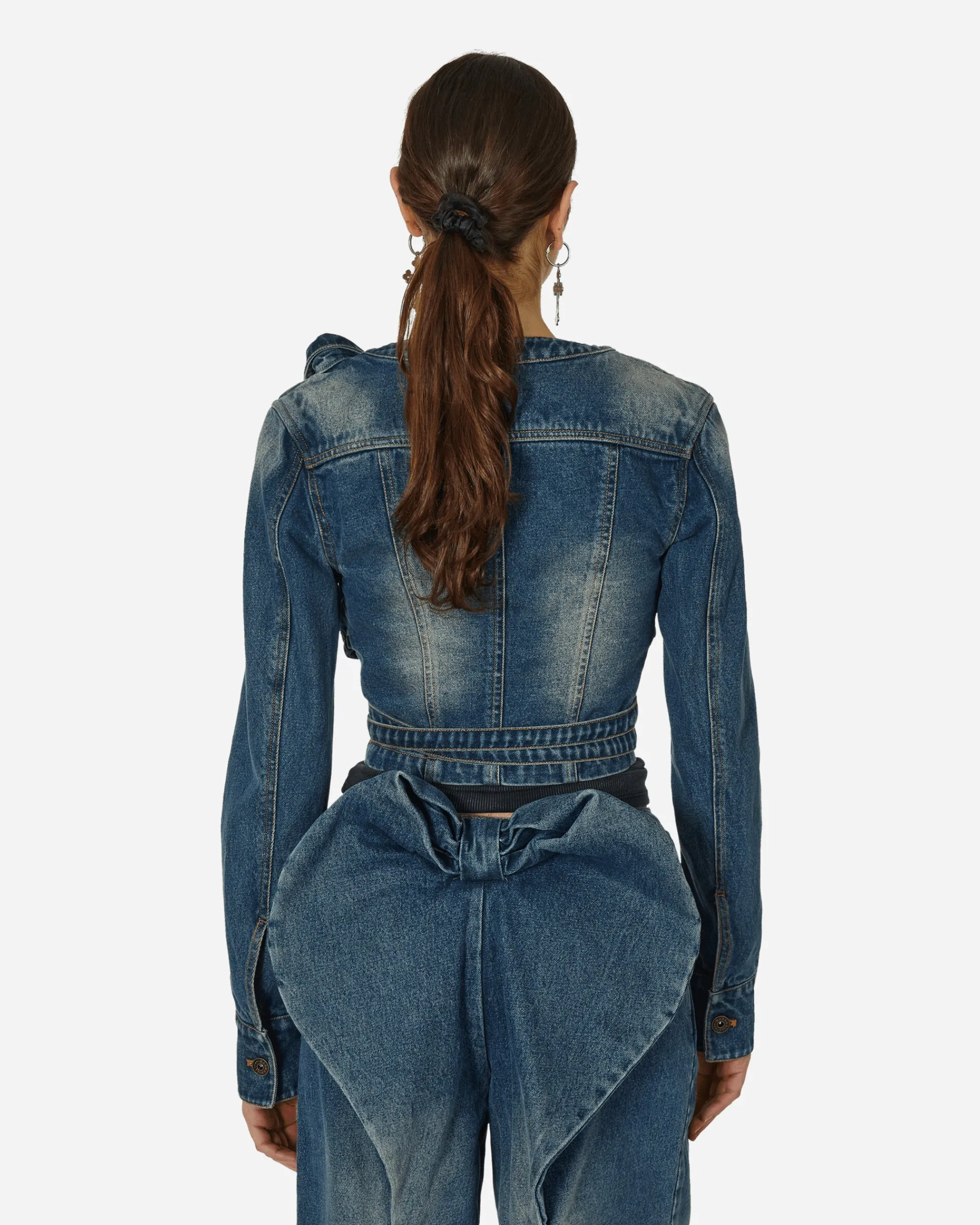 MARRKNULL Coats And Jackets^Asymmetric Denim Jacket Blue