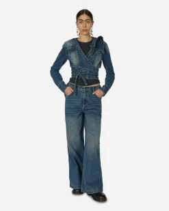 MARRKNULL Coats And Jackets^Asymmetric Denim Jacket Blue