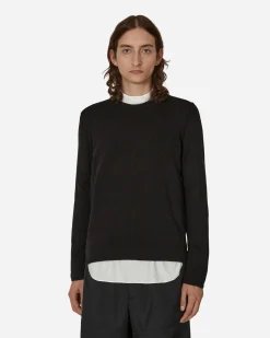 Comme Des Garçons Black Knitwear^Asymmetric Pullover Black