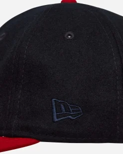 New Era Hats|Hats^Atlanta Braves Heritage Series Retro Crown 9FIFTY Strapback Cap Navy
