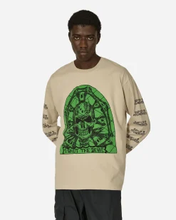 Neighborhood T-Shirts^Babylon LS-1 Longsleeve T-Shirt Beige