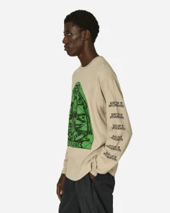 Neighborhood T-Shirts^Babylon LS-1 Longsleeve T-Shirt Beige