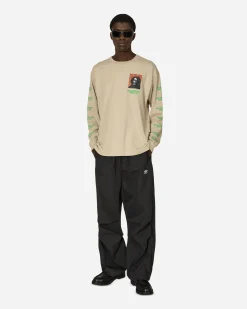 Neighborhood T-Shirts^Babylon LS-2 Longsleeve T-Shirt Beige