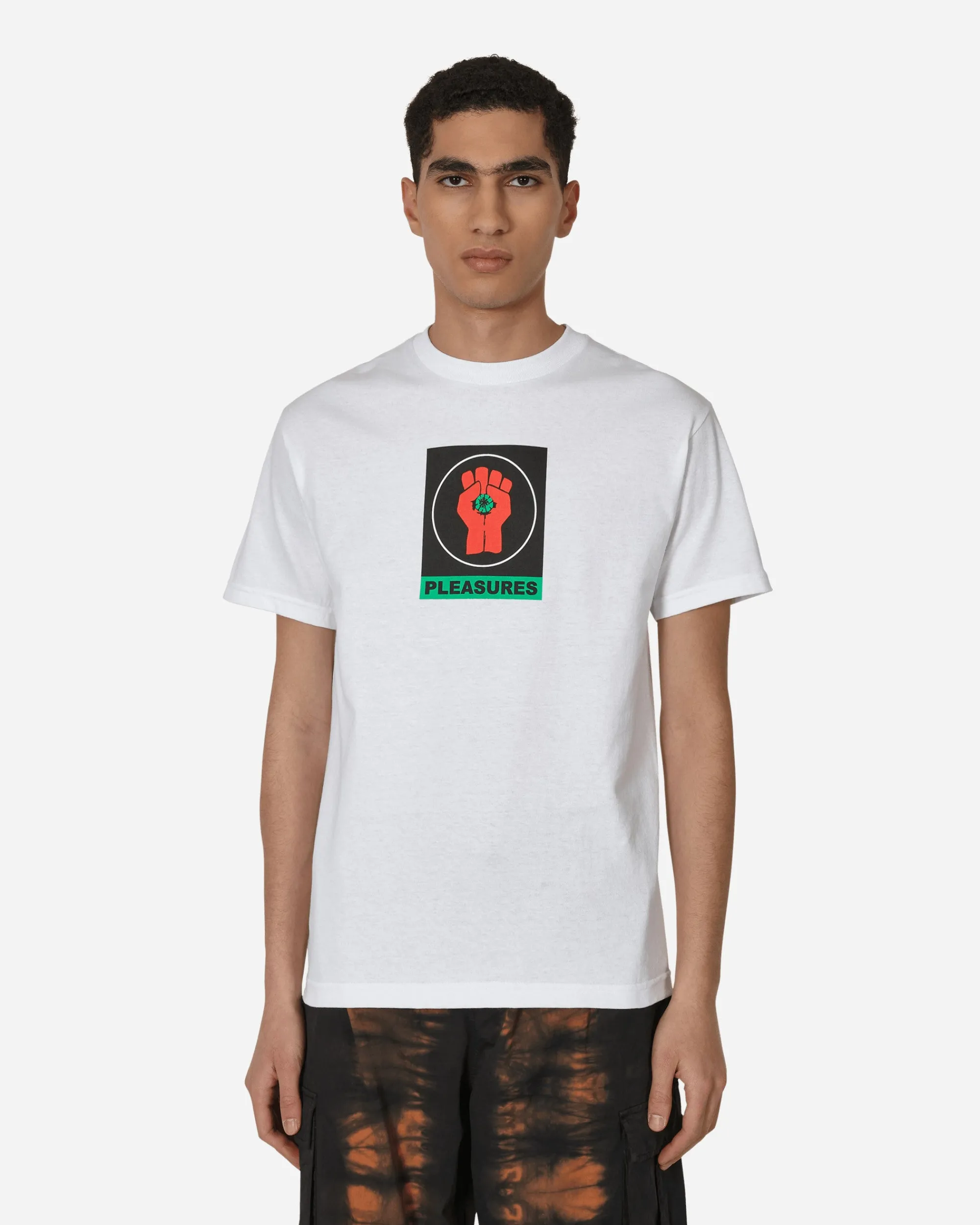 Pleasures T-Shirts^Badge T-Shirt White