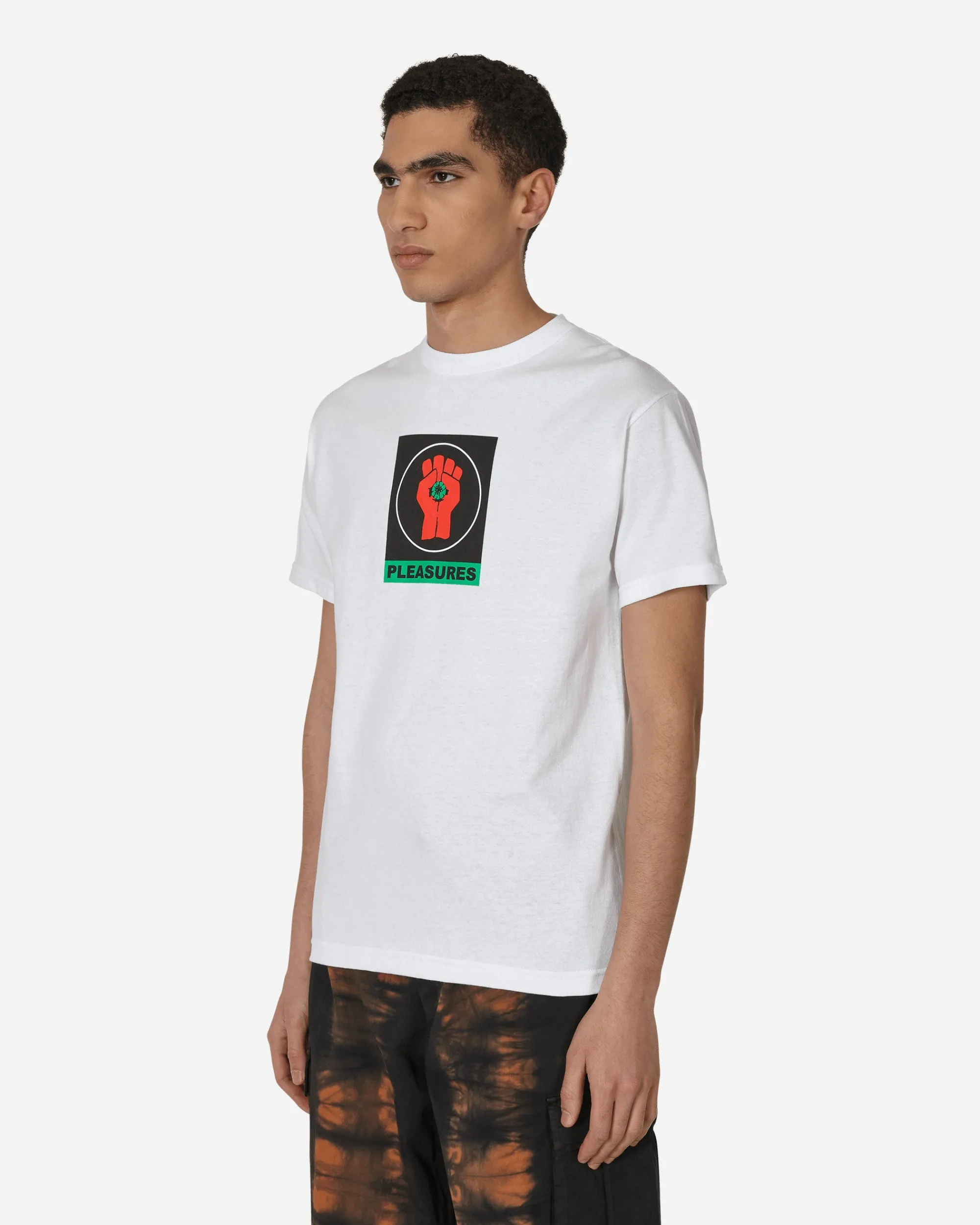 Pleasures T-Shirts^Badge T-Shirt White