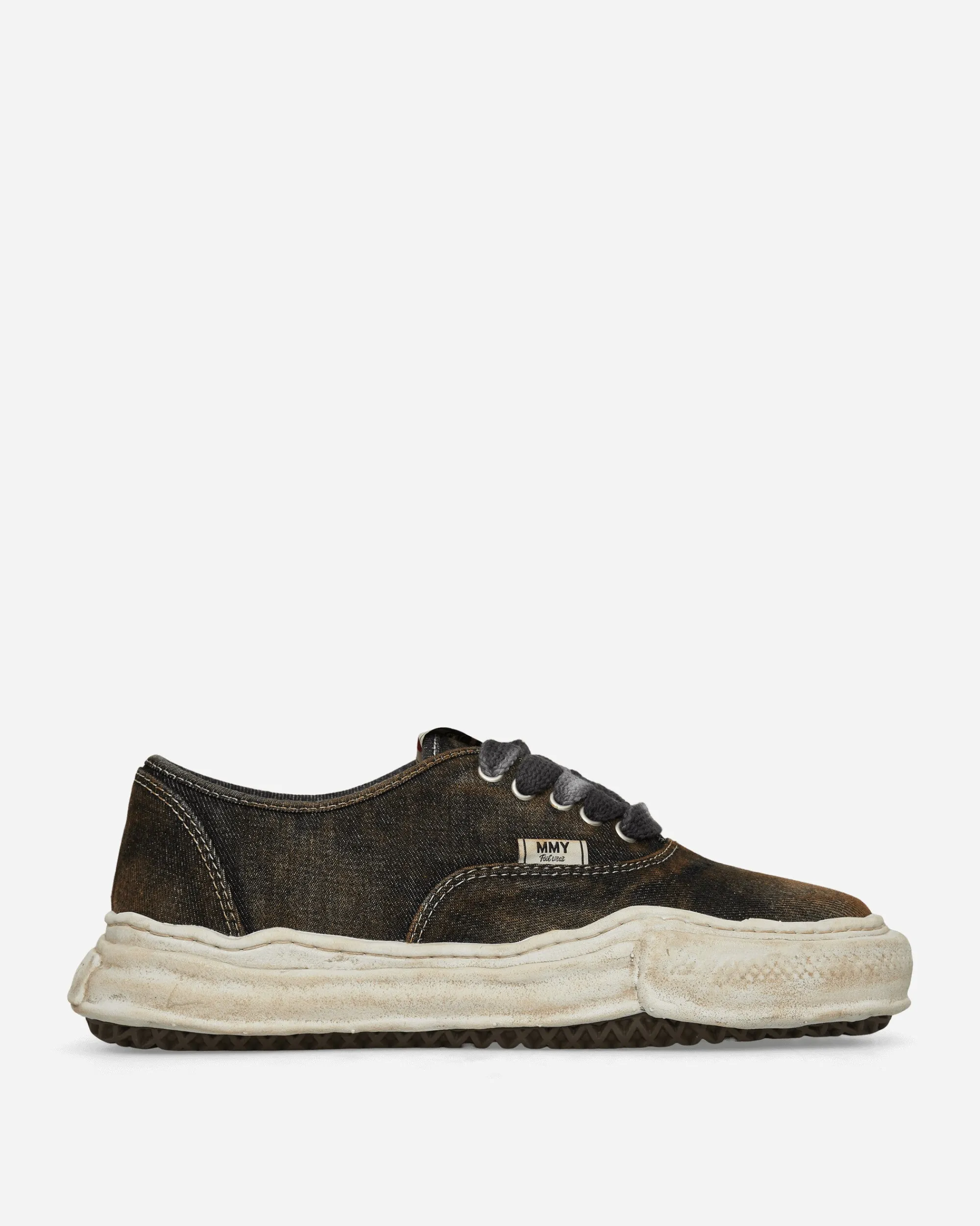 Maison MIHARA YASUHIRO Sneakers·Low|Sneakers^Baker OG Sole Washed Denim Low Sneakers Black