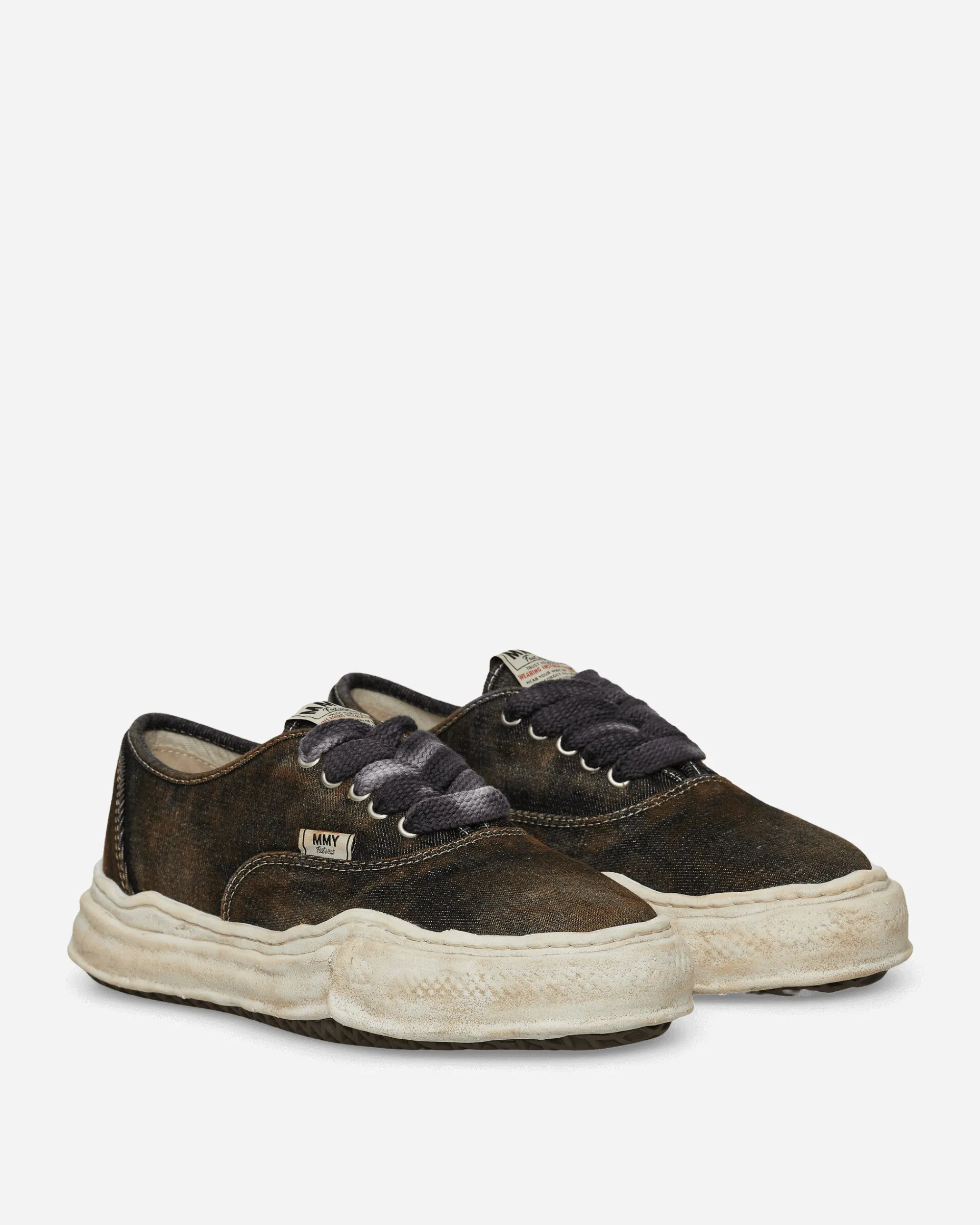 Maison MIHARA YASUHIRO Sneakers·Low|Sneakers^Baker OG Sole Washed Denim Low Sneakers Black