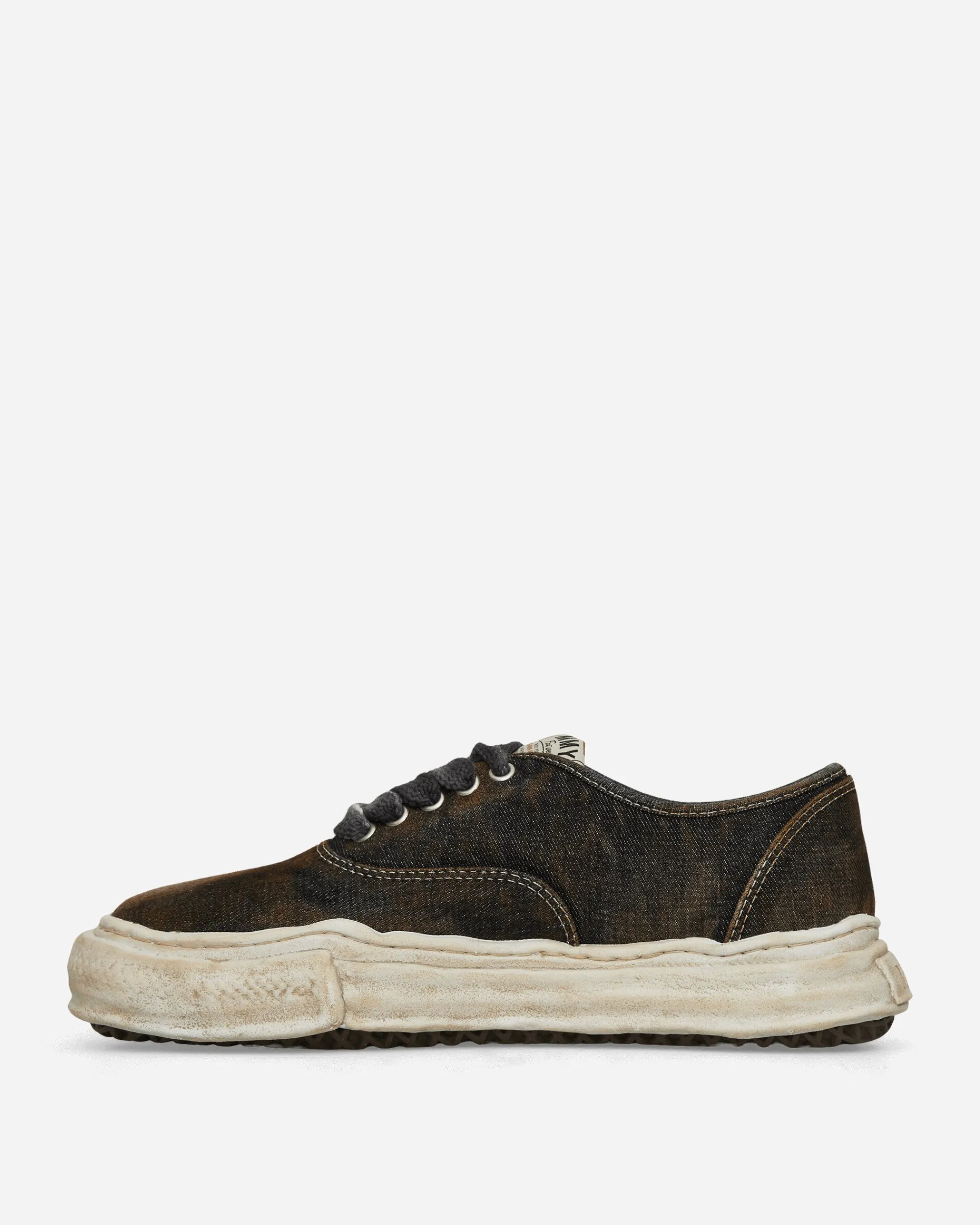 Maison MIHARA YASUHIRO Sneakers·Low|Sneakers^Baker OG Sole Washed Denim Low Sneakers Black