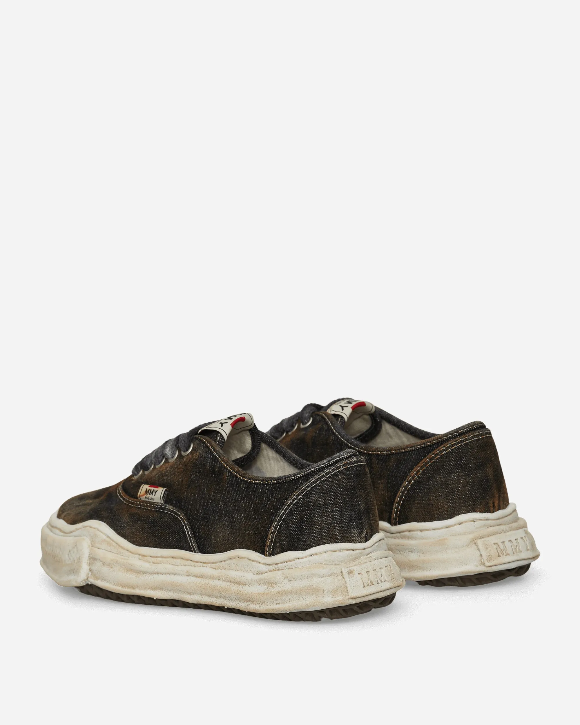 Maison MIHARA YASUHIRO Sneakers·Low|Sneakers^Baker OG Sole Washed Denim Low Sneakers Black