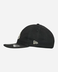 New Era Hats|Hats^Baltimore Orioles Canvas Felt Logo Retro Crown 9FIFTY Strapback Cap Black