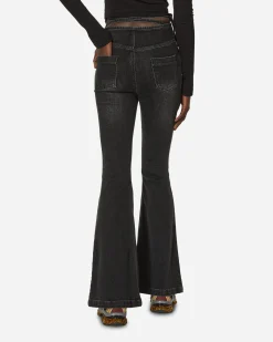 MARRKNULL Pants^Bandage Jeans Black