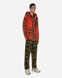 A Bathing Ape T-Shirts^Bape Logo Check Polo Shirt Red