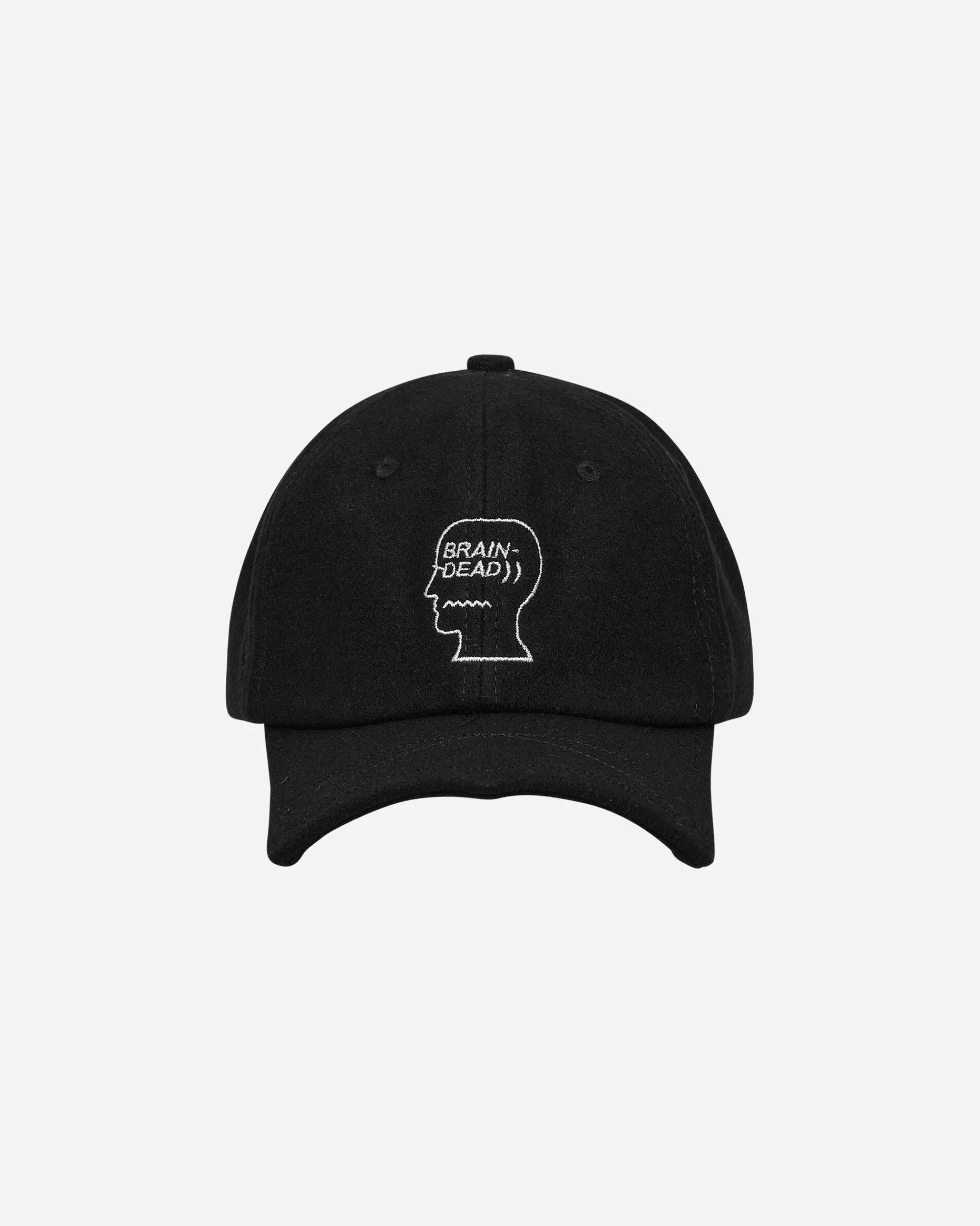 Brain Dead Hats|Hats^Batwing Logohead Hat Black