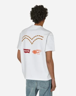 Levi's T-Shirts^BEAMS Graphic T-Shirt White