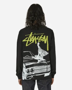 Stüssy T-Shirts^Beat Crazy Longsleeve T-Shirt Black
