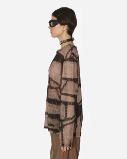 Lueder T-Shirts^Ben Mesh Longsleeve T-Shirt Rust
