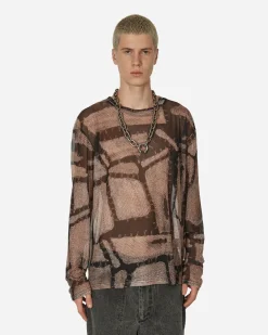 Lueder T-Shirts^Ben Mesh Longsleeve T-Shirt Rust